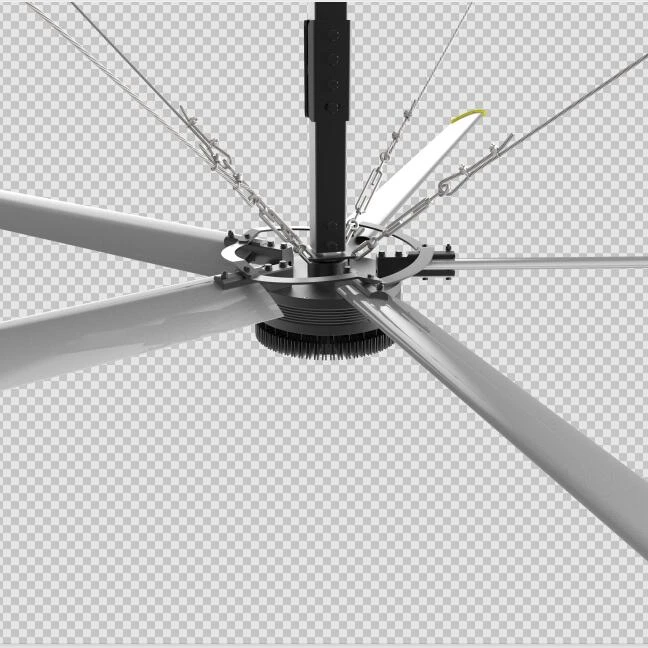 7.3M large industrial fan PMSM motor  big fan ventilation