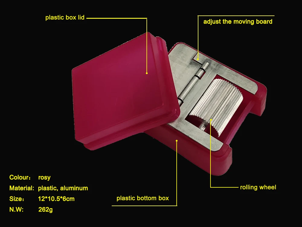 
non-stick oil Inking box for leather edge color painting machine bag belt wallet 