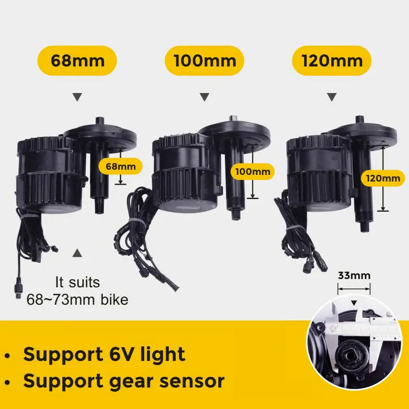 Bafang Bafang BBS03 BBSHD 48v 1000w 68-120mm Crank Motor Electric Bike Mid Drive Motor Conversion Bicycle Kit 1000w