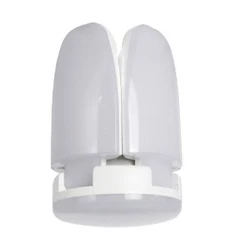 60W Foldable Fan Blade LED Pendant Lights No Flicker B22 E27 LED Bulb 360 Degrees Adjustable Deformable Lamp