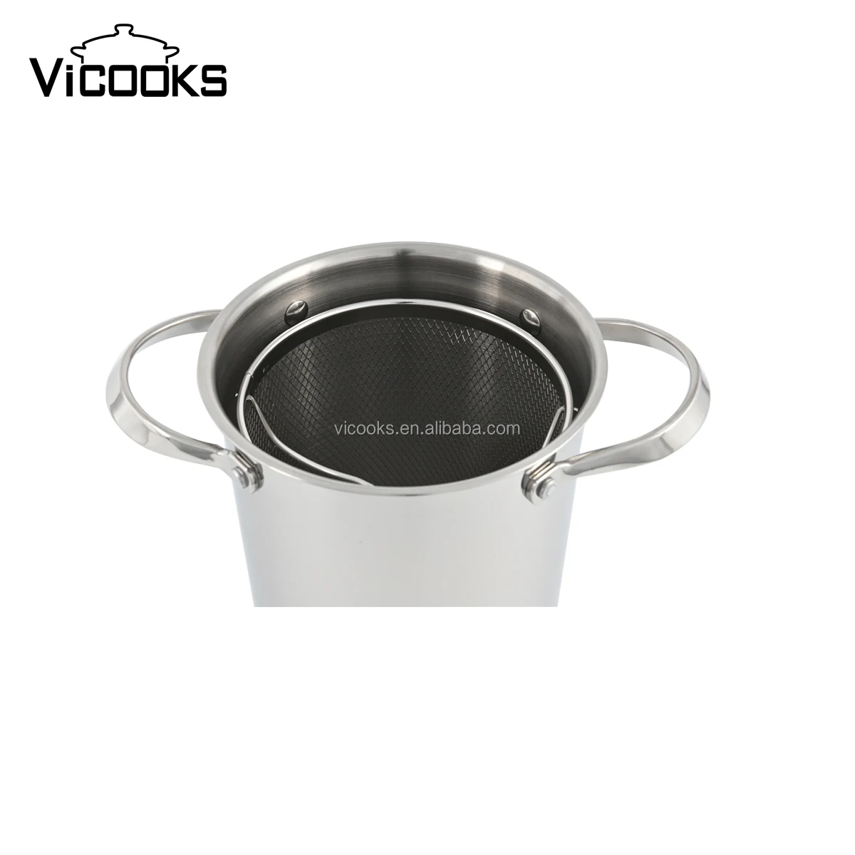Vegetable Steamer Pot Kitchen Pasta Pot Pan Asparagus Pot With Mesh Basket and Tempered Glass Lid