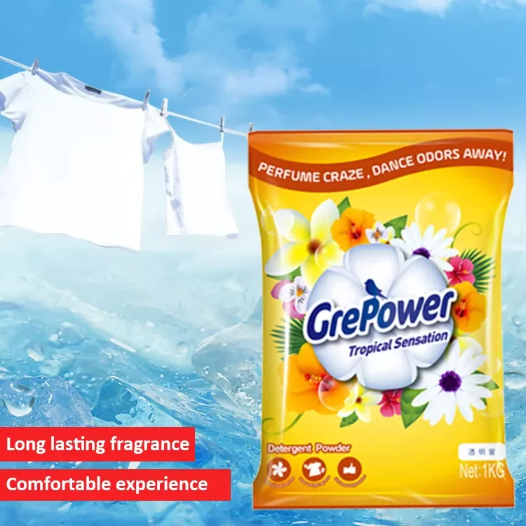 Chinese Supplier Washing Powder Laundry Soap Big Package With 15% Active Matter
