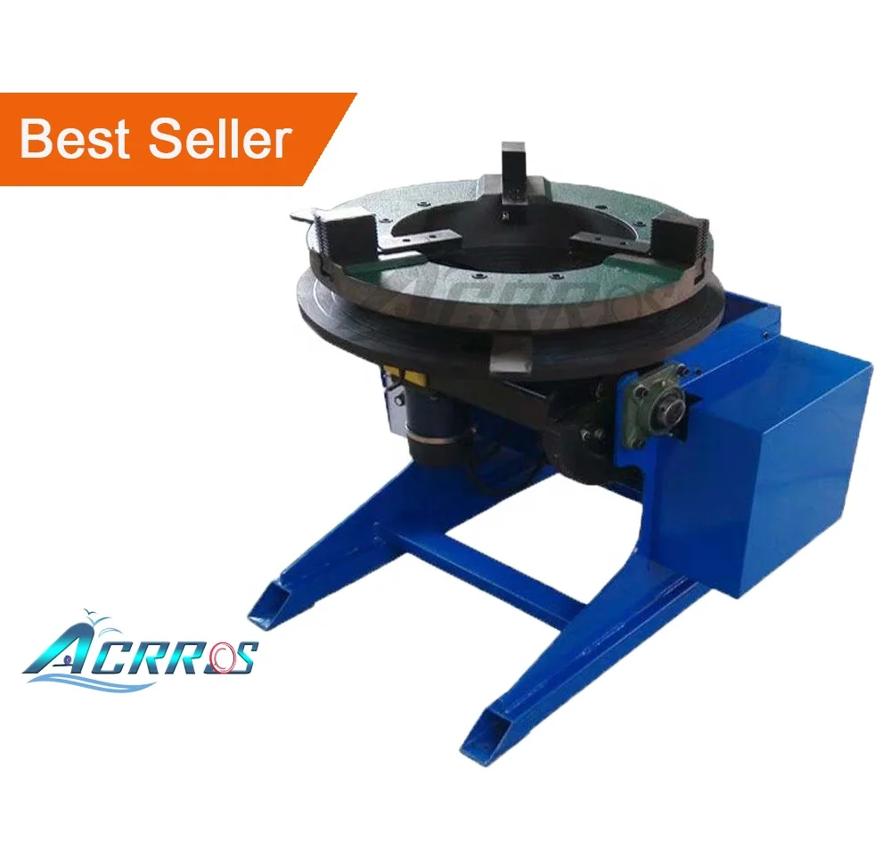 Acrros 500 кг 300 600 Сварочный позиционер с шаговым двигателем PLC скорость 0 1r