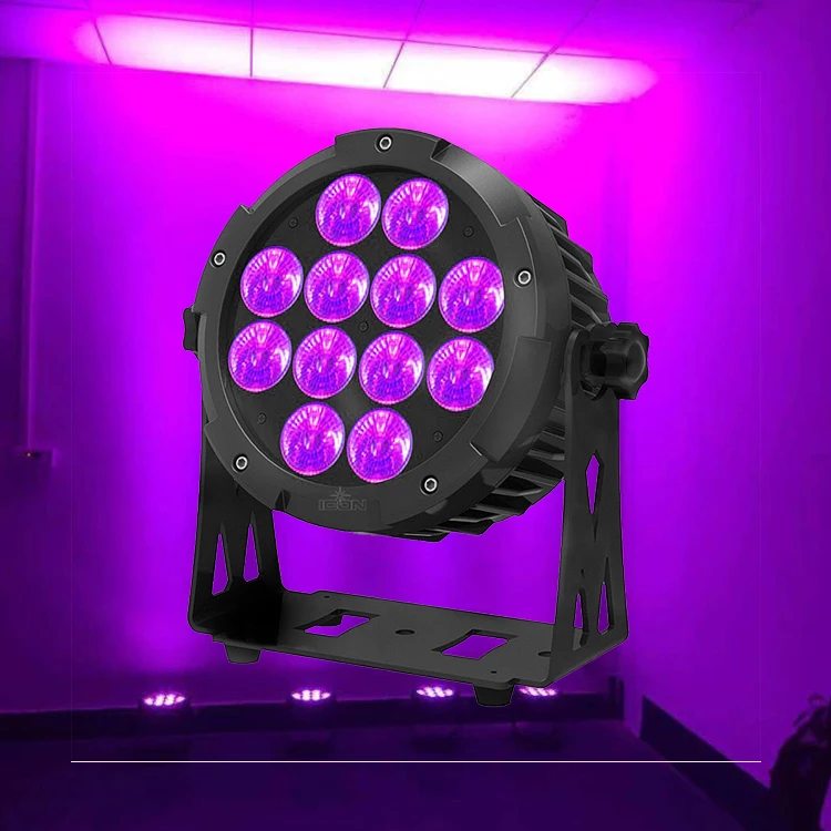 rgb stan waterproof full color wireless outdoor stage battery dj ip65 12PCS*10W 4in1 LED Waterproof led par light price