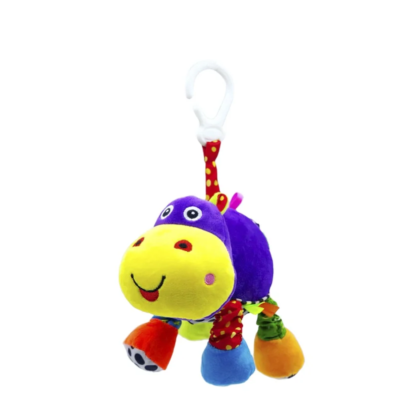 Hot Selling Baby Plush Stuffed Toy Hand Grab Sensory Toys Funny Baby Early Education Music Toys