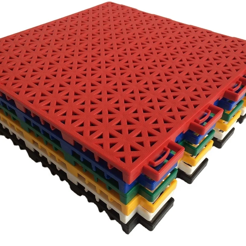 outdoor interlocking sport badminton court futsal high store deck pp tile