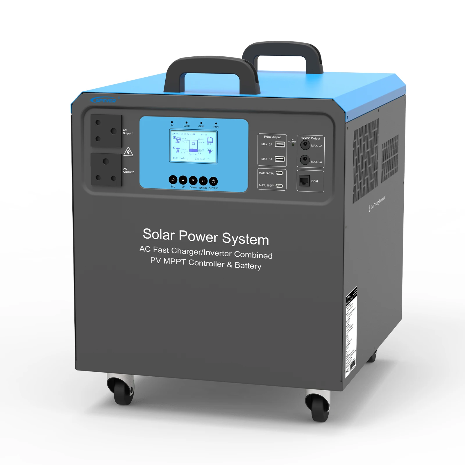 Epever Manufacturer 220v Power Station Home Use Solar Power Supply Energy System 2500W