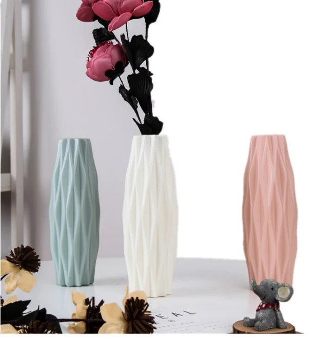 
High Quality Cheap Festival Decoration Vases Stand And Gift plastic tall Flower Vase 