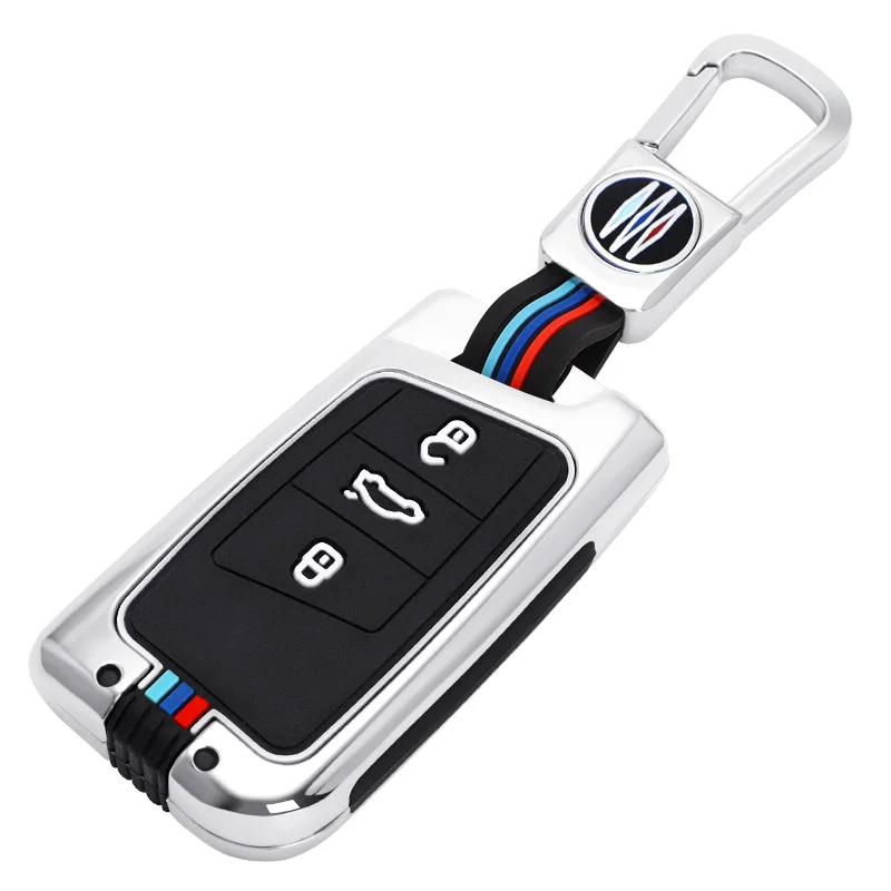 Zinc Alloy Car Key Cover Case For VW Tiguan MK2 2017 2018 2016 Passat B7 B8 CC Bag Key Holder