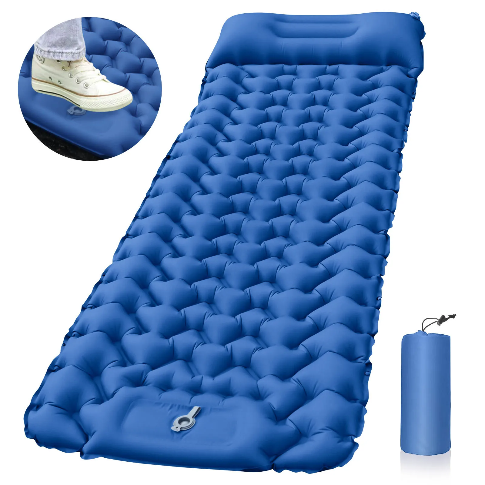 ActEarlier lightweight inflatable sleeping Mat air mattress water proof Sleeping pad with built in pum