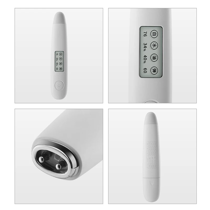 portable  digital skin tester water oil white softness high accuracy electric skin analyzer tester M-6602