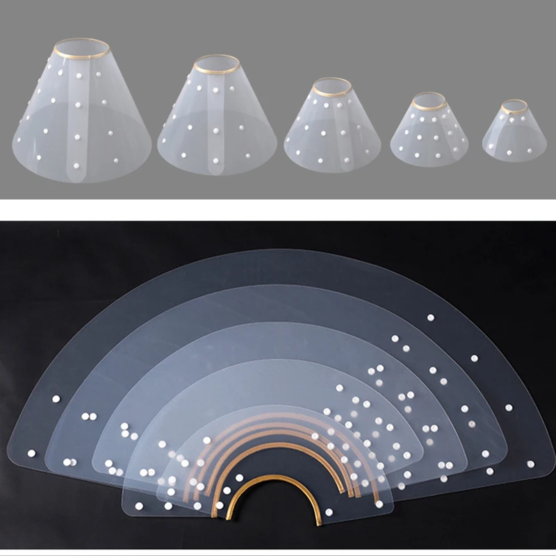 Recovery Pets Cone Elizabeth Collar Soft Plastic Snap Puppy Protective Collars Dog Pet Elizabethan Collar