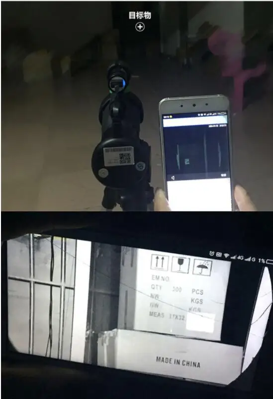 monocular telescope for phone night vision monocular telescope infrared night vision telescope sight can be connected to the App