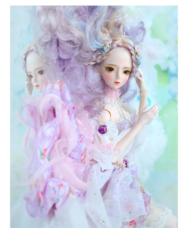 BS doll 1/3 BJD mechanical joint Body With makeup Including hair eyes clothes 60cm height girls kpop doll custom gift for girl