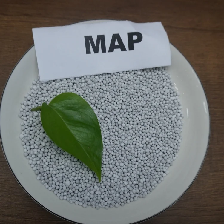 Mono Ammonium Phosphate MAP 12-61-0 top quality agriculture A grade pure white 100% water soluble crystal powder