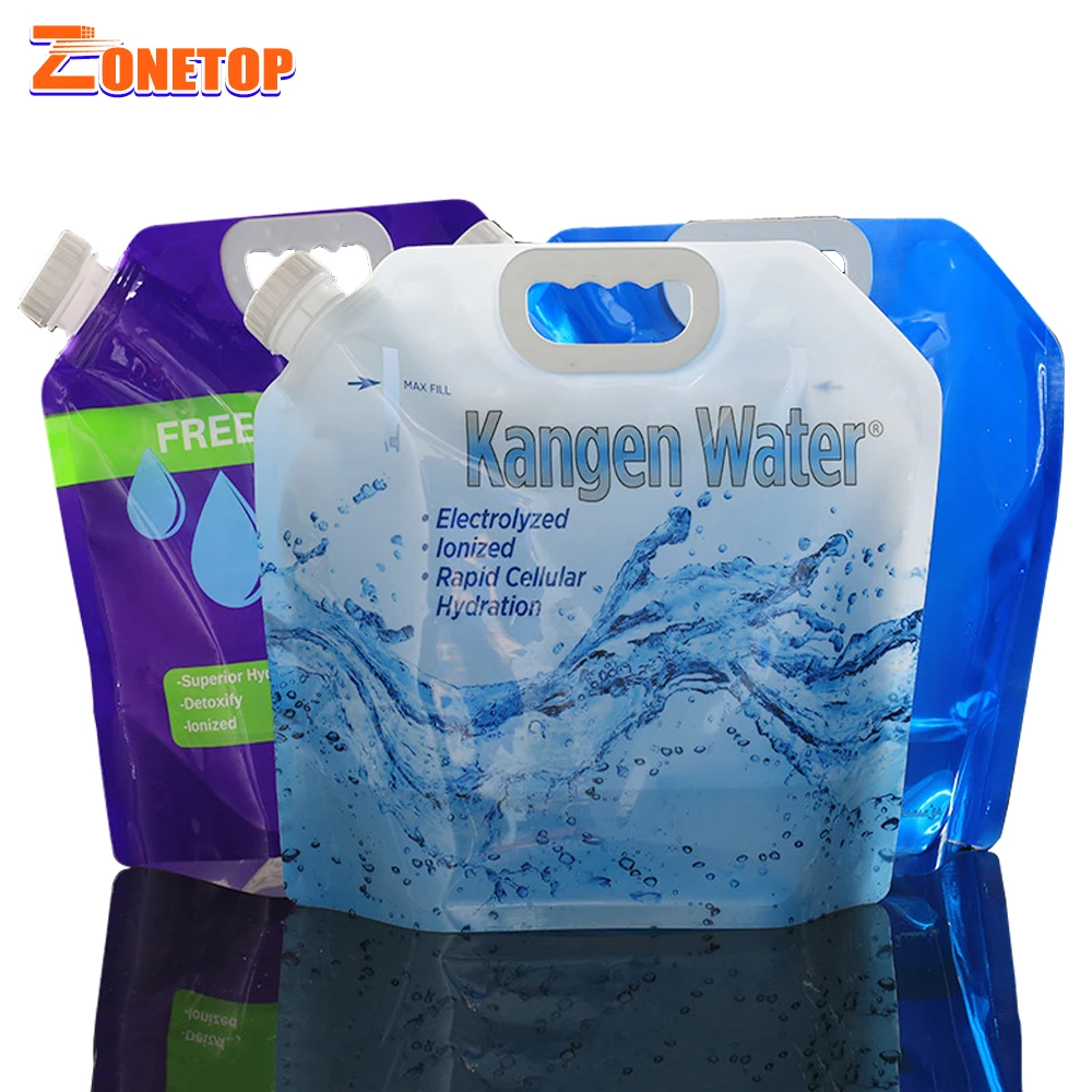 Wholesale Traveling Portable 2 Liter 3 Litre 5 Ltr 10 Litro Collapsible Water Bag For Drinking