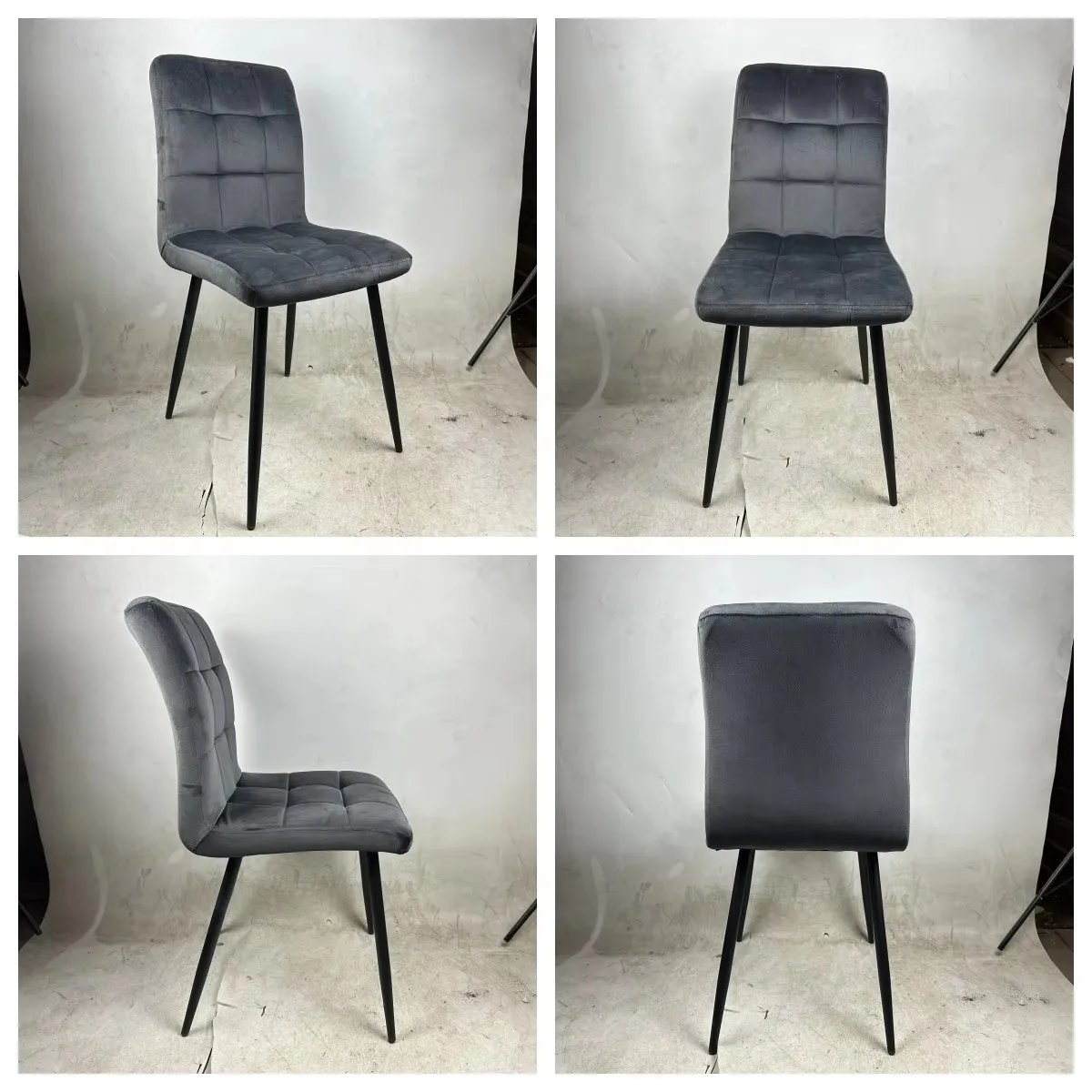 Dining Furniture Luxury Modern Home Chair Cafe Restaurant Dining Room Furniture Velvet Dining Chair