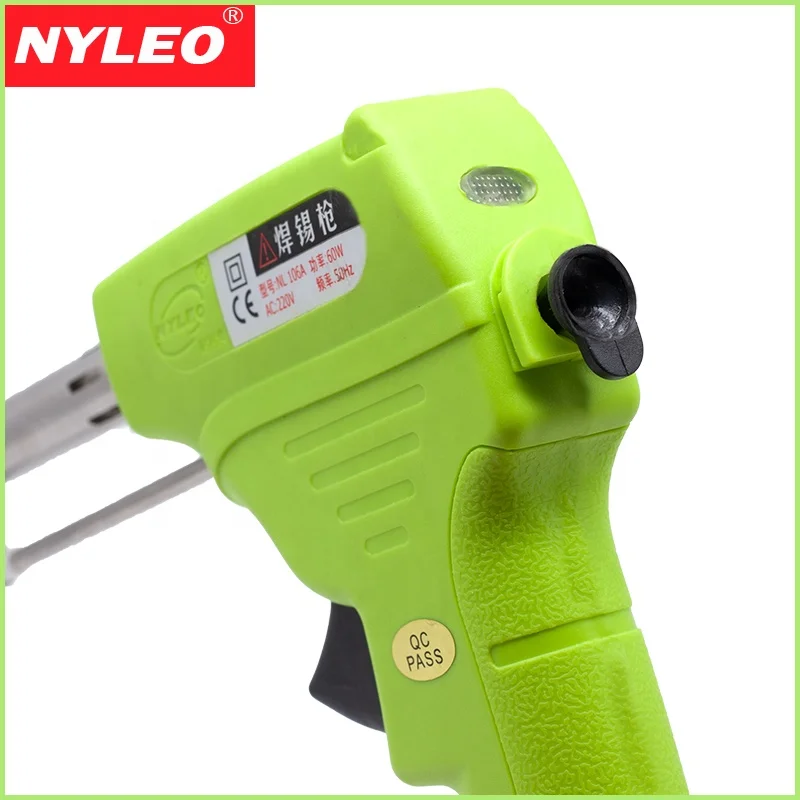 220V 60W Portable Automatic Send Tin Electrical Soldering Iron Gun Welding Tool Pistol Grip