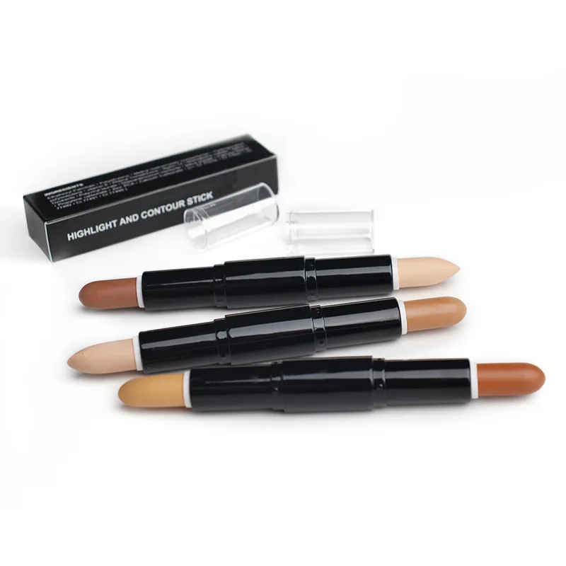 OEM ODM face cream double head vegan cheek contour stick moisturizing waterproof concealer stick