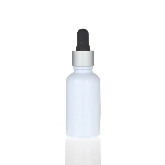 10/30/50ml white porcelain essential oil bottle Stock bottle Glue head dropper bottle