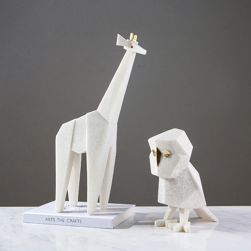 Best Quality Luxury Home Interior Decoration Accessories Nordic Animal Statue Figurines