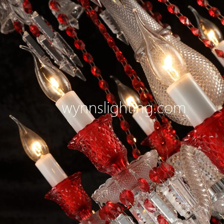 Bacarat Luxurious crystal hanging lamp CE ROHS lighting European classical chandelier for home house hotel restaurant wedding