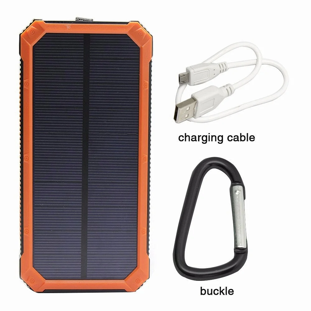 wholesale waterproof solar power bank 10000mah portable power bank  Charging Watch Charger for Iphone Compatible