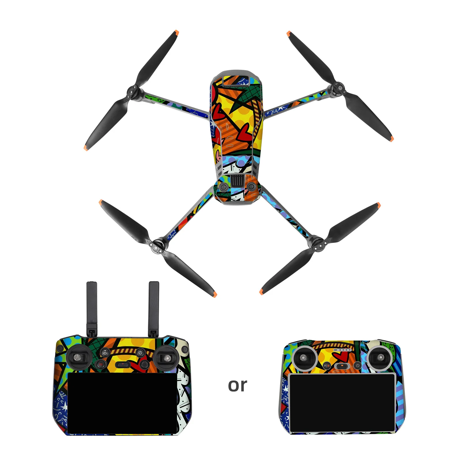 Skins for DJI Mavic 3 Pro Protector Stickers Waterproof PVC Dust Proof Drone FLat Skins for DJI Mavic 3 Pro Drone Accessories