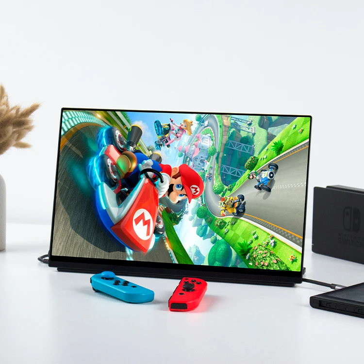 17 3 дюймовый портативный монитор 240 Гц с портом hd mi и usb c для компьютера ps4 ps5 игровой nintendo switch