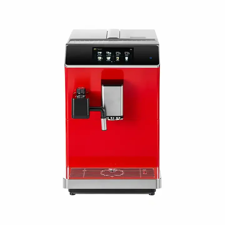 Multiple Language Hot Water And Milk Froth 19 bar Full Automatic Espresso Coffee Machine