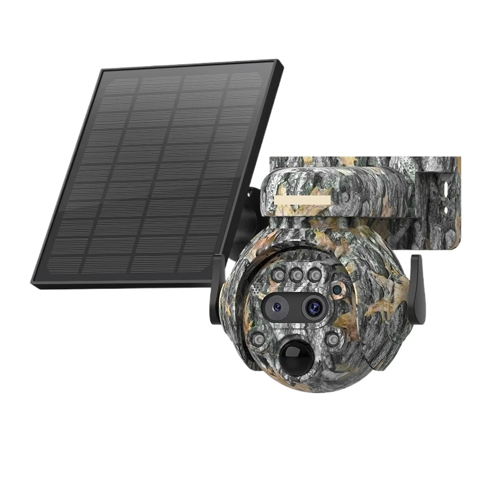 Senhuo 3K 6 Megapixel Solar Camera Dual Lens 12x Zoom WIFI/4G Built-in 360° View Camo PTZ Camera 7800mAh Battery