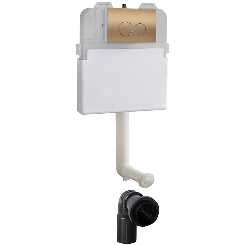 Luxury Floor Mounted Wc 3L-7L Adjustable Dual-flush Toilet Cistern Concealed Cistern Back To Wall Toilet And Bathroom Design