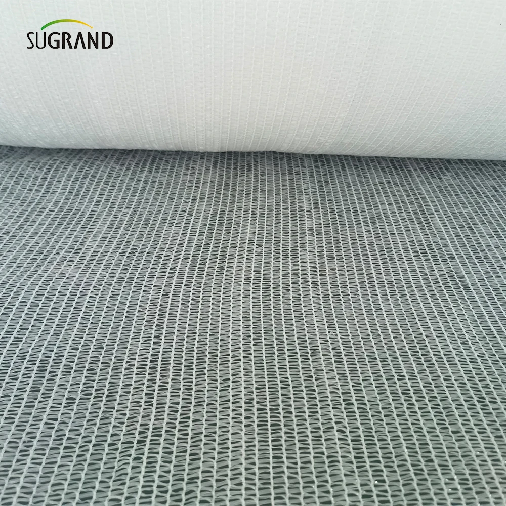 environmental protection plastic HDPE white shade net roll in low price from China