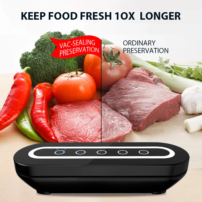  OEM Logo Portable 220V 110V Household Food Packaging Machine Packing Vacuum