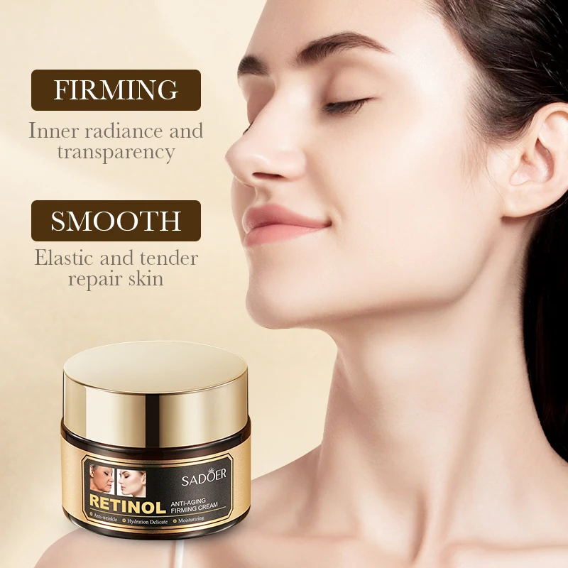 SADOER Factory Wholesale Price Natural Organic Firming Face Cream Face Collagen Cream Moisturizing Beauty Anti Wrinkle Cream