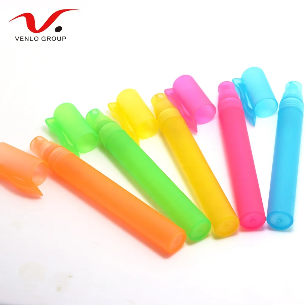 
Wholesale Empty 3ml 5ml 8ml 10ml 12ml 15ml 20ml pocket plastic pen perfume spray bottle 