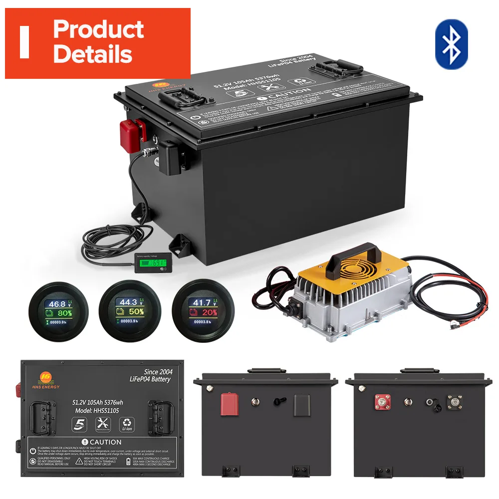 OEM ODM Best electric golf cart battery 36v 48v 60v 72v 50ah 72ah 105ah 160ah lifepo4 golf cart battery