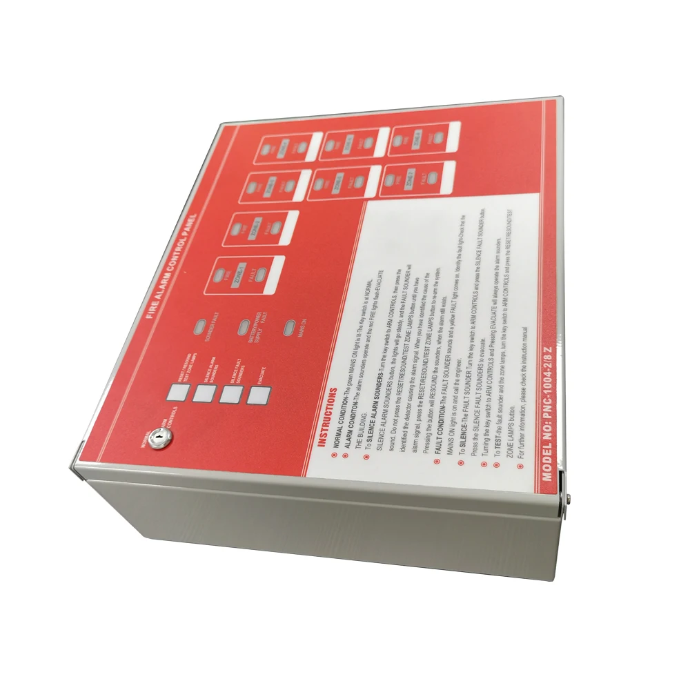 Non-Addressable Fire Alarm System 4 Zone 2 Wired Conventional Fire Alarm Control Panel For Life Safety And Property Protection