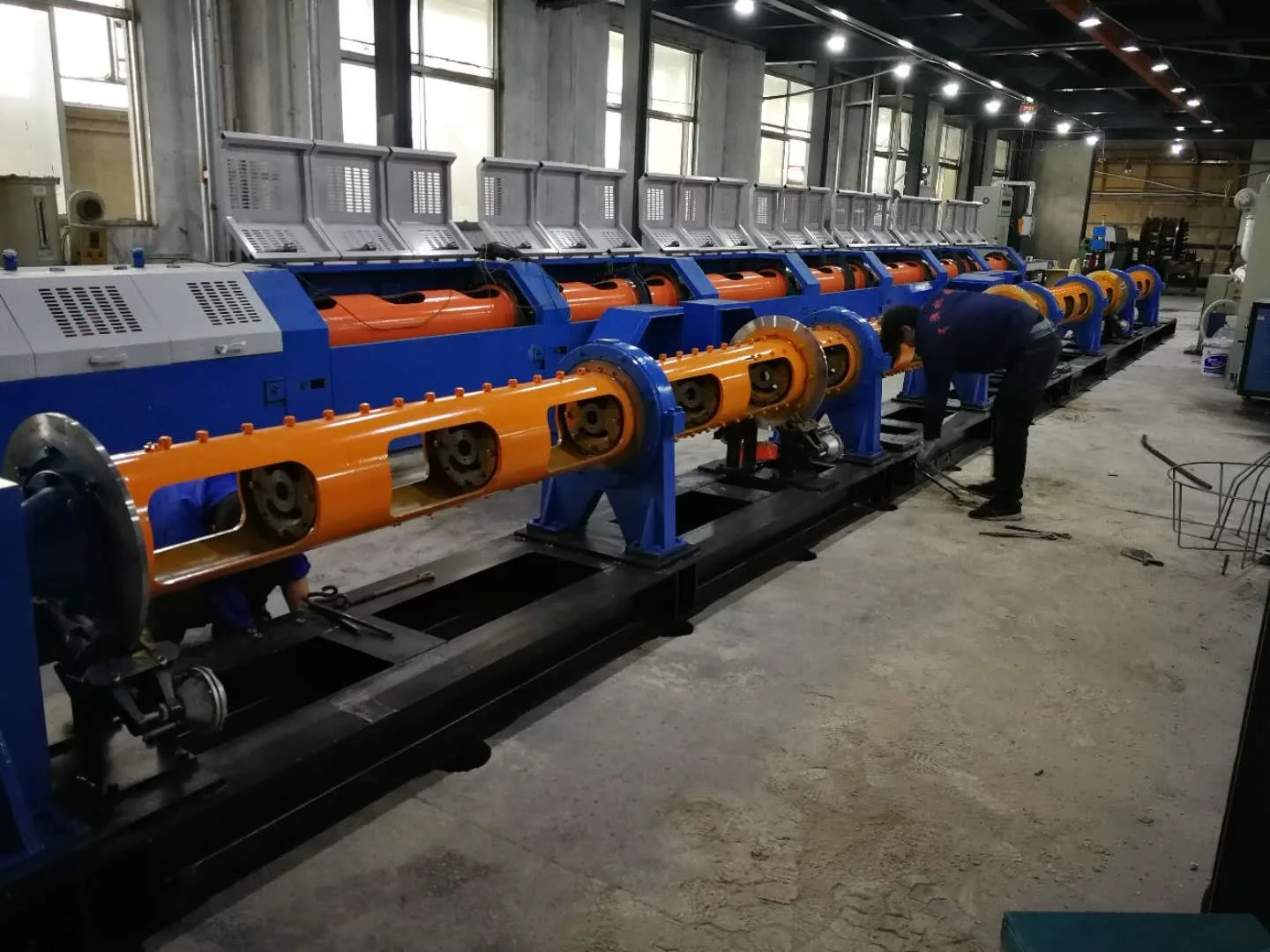 High speed bearings type 300mm tubular stranding wire rope machine made in china