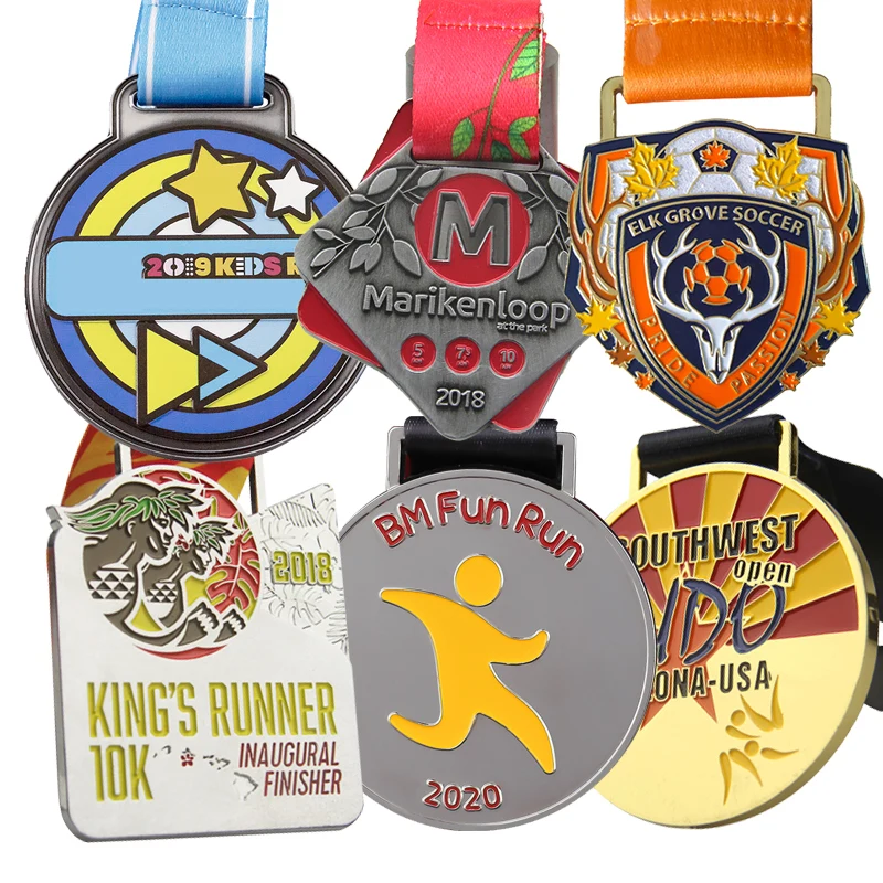Design your own sport metal logo marathon running finisher Zinc alloy custom medal design
