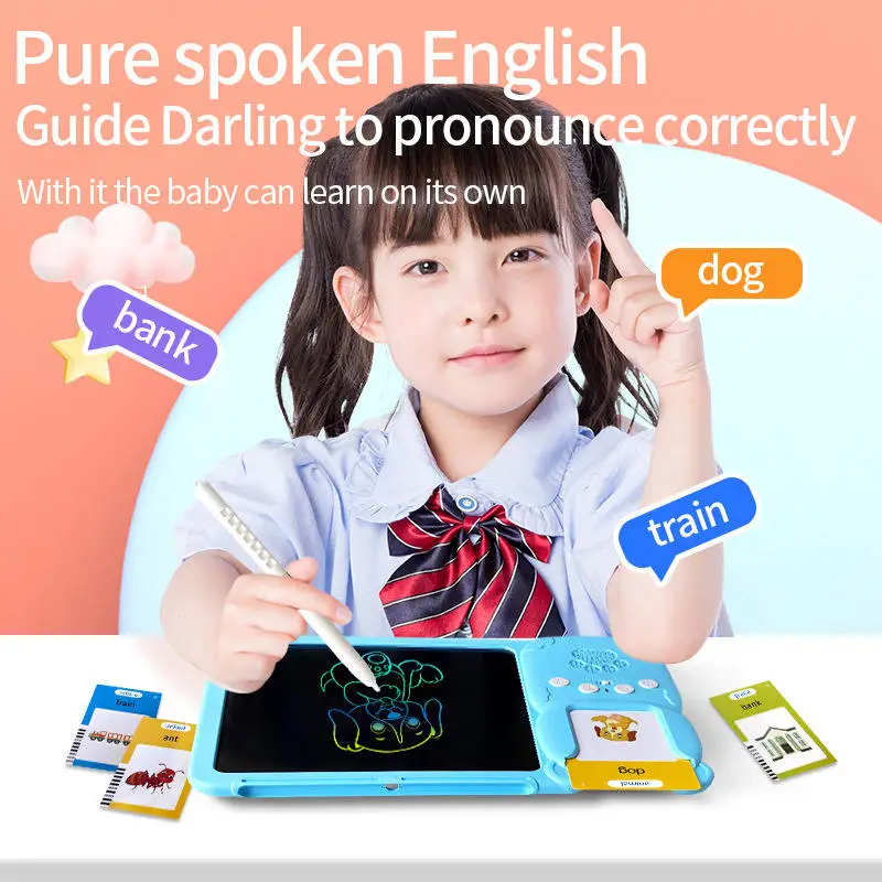 510 Sight Words Pocket Speech Audible Flashcards Toddle Learning & Education Toys LCD Writing Tablet with Talking Flash Card