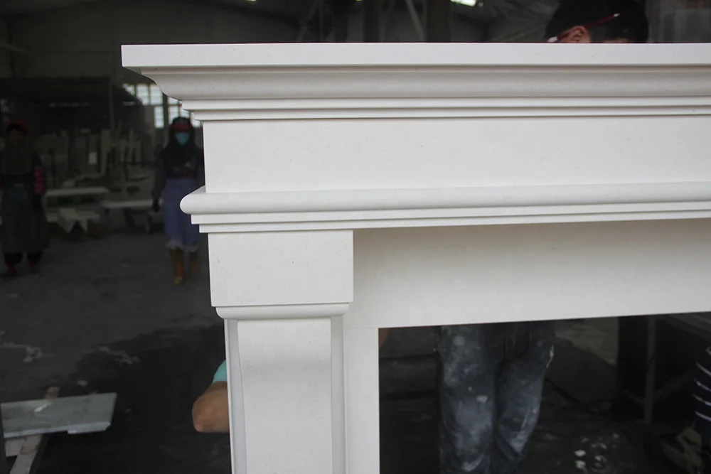 American Lyon Christine Modern Fireplace Limestone Mantels The Best Selling Charleston Marble Cast Stone Fireplace Surrounds