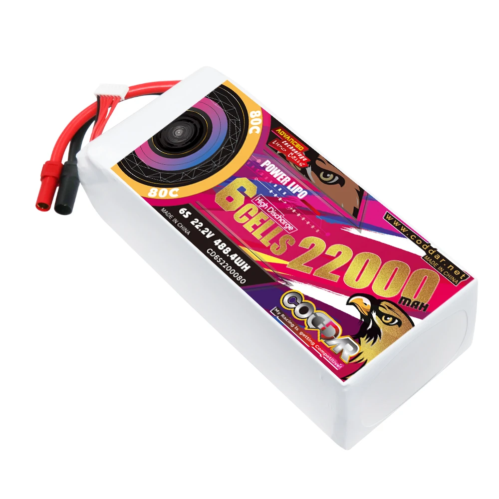 CODDAR 6S 22000 мАч 22 2 В 80C XT150 разъем RC LiPo батарея крупномасштабный FPV Дрон сельскохозяйственный Квадрокоптер БПЛА самолет