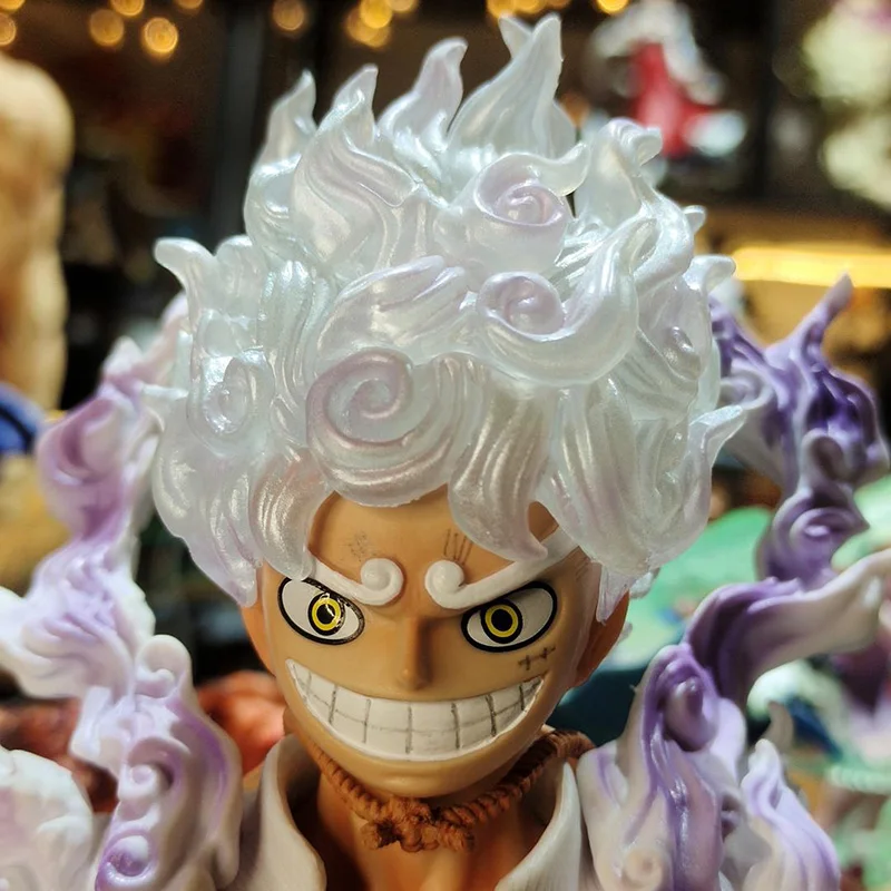 Фигурка Аниме One Piece 18 см Sun God nikgear 5 Luffy экшн-Фигурка Обезьяна D статуя бюста ПВХ Коллекционная модель