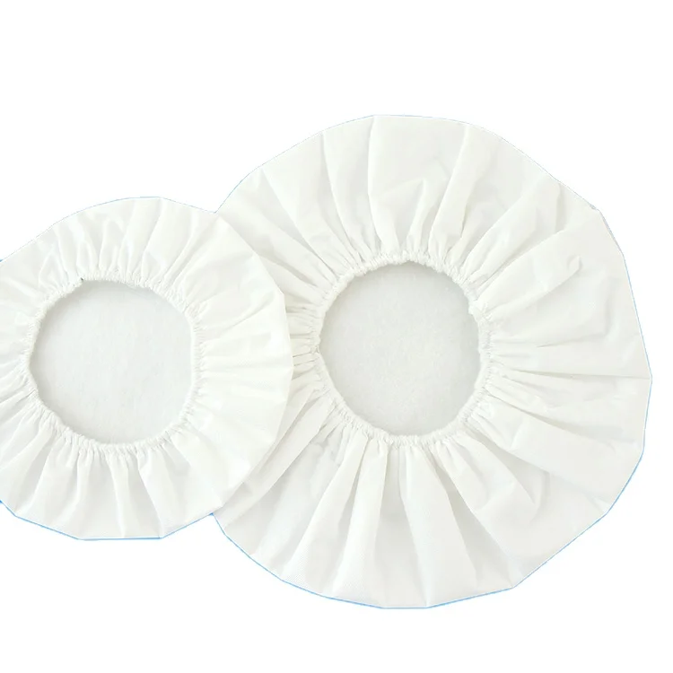 50gsm Nonwoven spunlace disposable shower hat  OEM brand hotel beauty salon