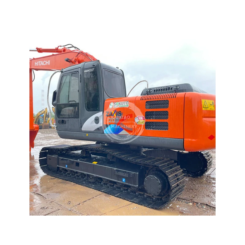 Экскаватор usada 20 тонн экскаватор Hitachi гусеничный HITACHI ZX200 подержанная строительная машина