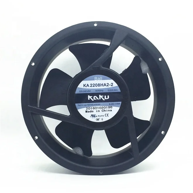 KAKU вентилятор KA2208HA-2 AC 220/240V 49/64W 222*80 мм осевой