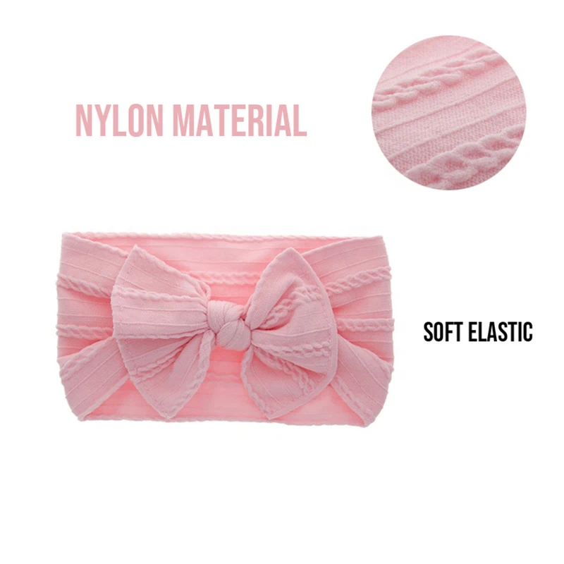 2021 New Fabric Hair Accessories Elastic Cotton Hair Accessories Baby Flowers Hair Band Top Kont Bow Ribbon Makeup Headbands