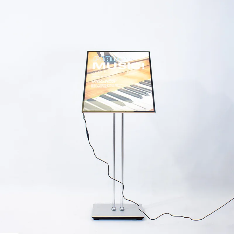 2023 New Style Led Advertising Sign Board Floor Standing Display Stand Backlit Board Illuminated Light Box Sign