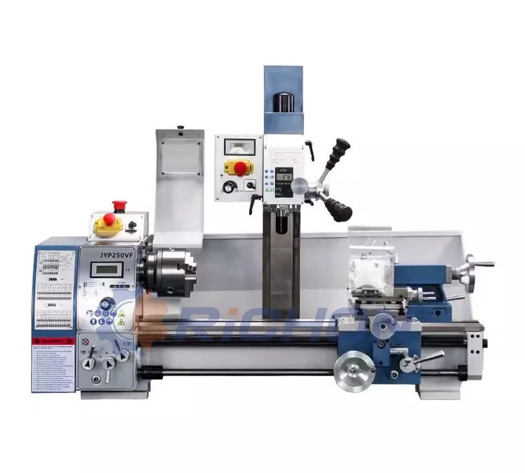 JYP250VF combined lathe universal turning cutting drilling milling manual metal lathe